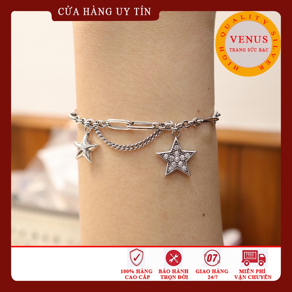 Lắc tay bạc thái thiết kế- Mã sản phẩm VENUSV28