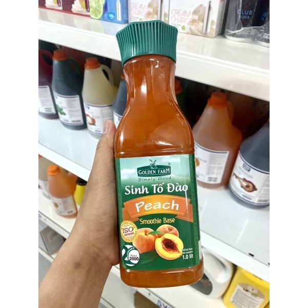 Sinh Tố Golden Farm 1L - Đào, Dâu, Mãng cầu, Vải ...