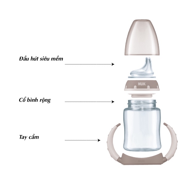Cốc Tập Uống NUK Nhựa PP ( 150ML )