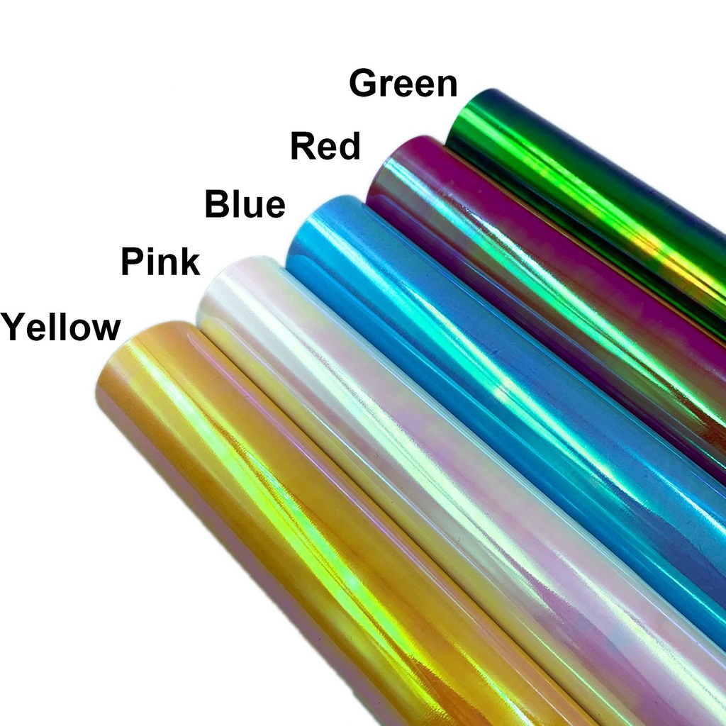Cuộn Giấy Vinyl Chuyển Nhiệt Màu Cầu Vồng Trang Trí Quần Áo