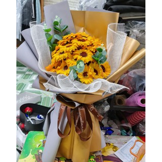 Hoa sáp 20 bông hướng dương