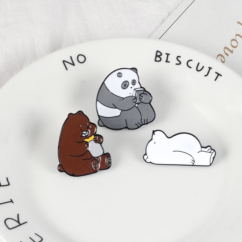 Cài áo hình 3 chú gấu dễ thương xinh xắn