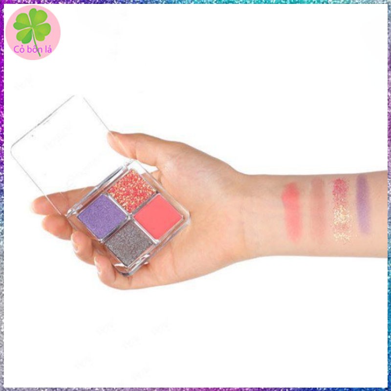 Bảng Phấn Mắt Lameila 4 Màu Chống Thấm Nước Cao Cấp | BigBuy360 - bigbuy360.vn