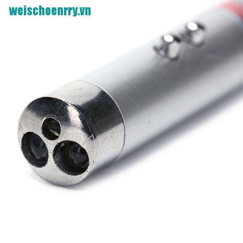 Weis♪Bút Chiếu Tia Laser Đỏ 3 Trong 1