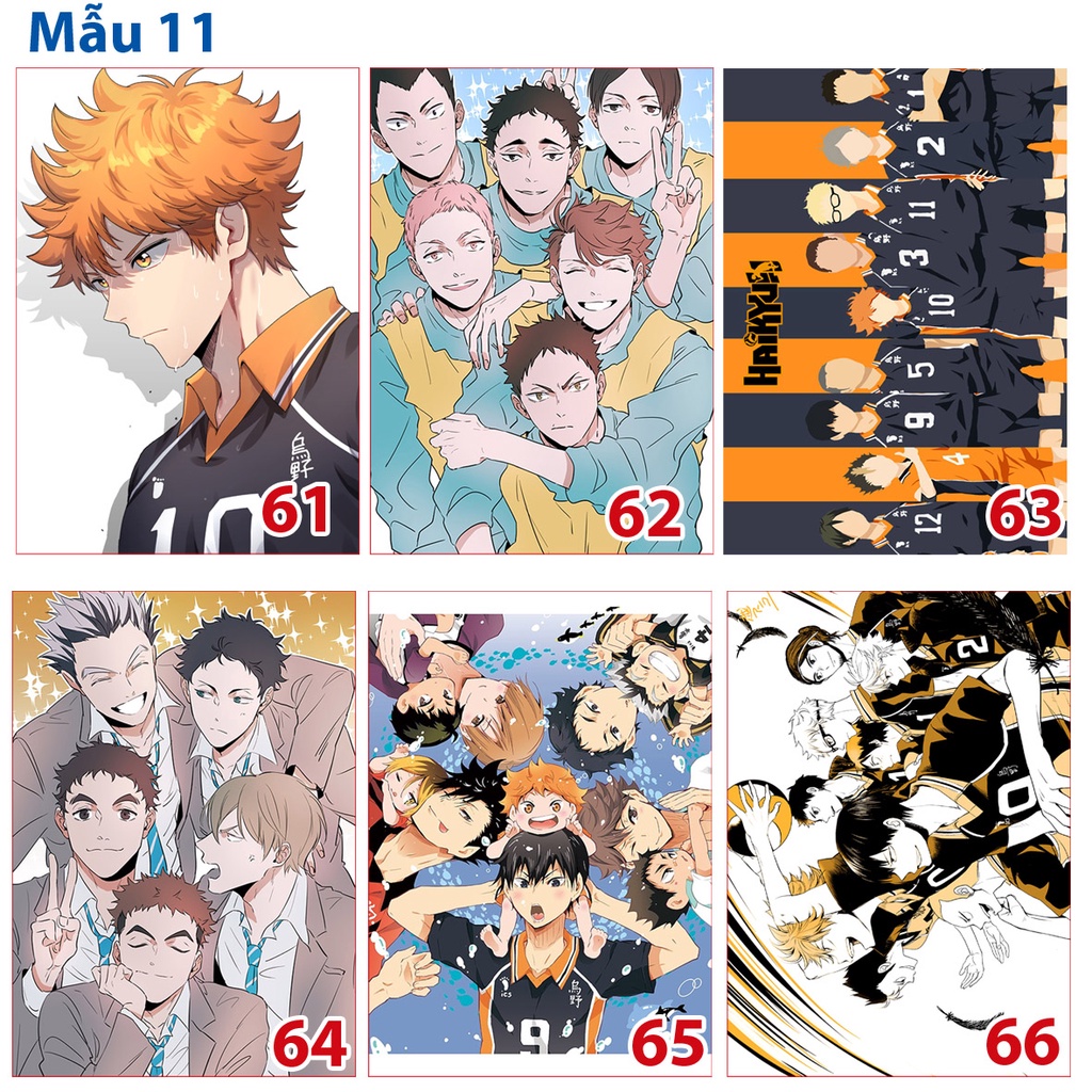 Poster / Tranh dán tường anime Haikyuu!