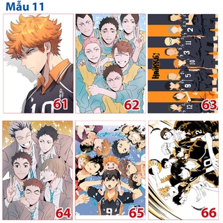 Poster / Tranh dán tường anime Haikyuu! ( MẪu 10-11-12)