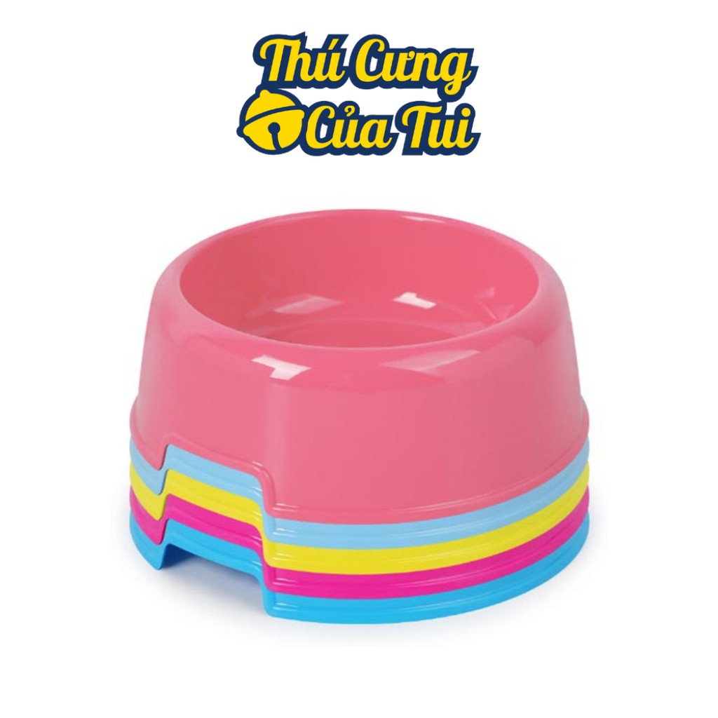 Bát Thức Ăn Nhiều Màu Cho Chó Mèo Thú Cưng - Thú Cưng Của Tui