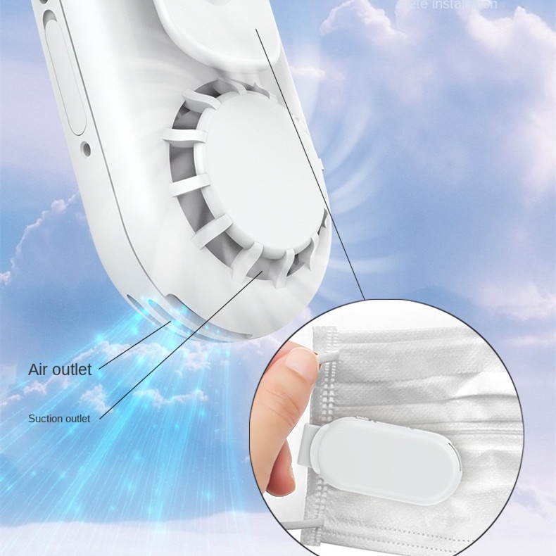 Quạt Mini Kèm Kẹp Đeo Khẩu Trang Youpin Tiện Dụng
