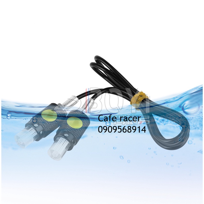 Cặp 2 led dermi xi nhan muty led thế hệ mới dùng độ Winer Exceiter cafe racer mô tô