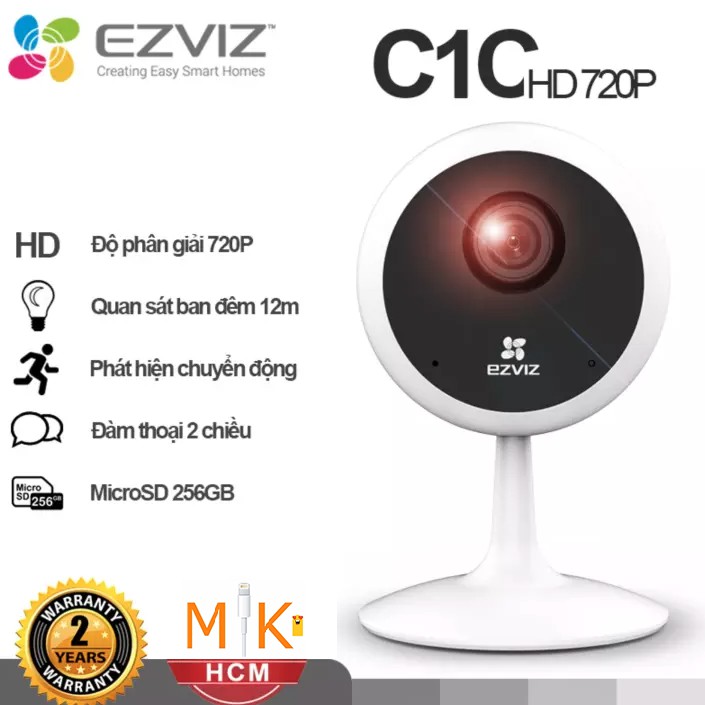 Camera quan sát đa năng EZVIZ C1C - Hàng Chính Hãng