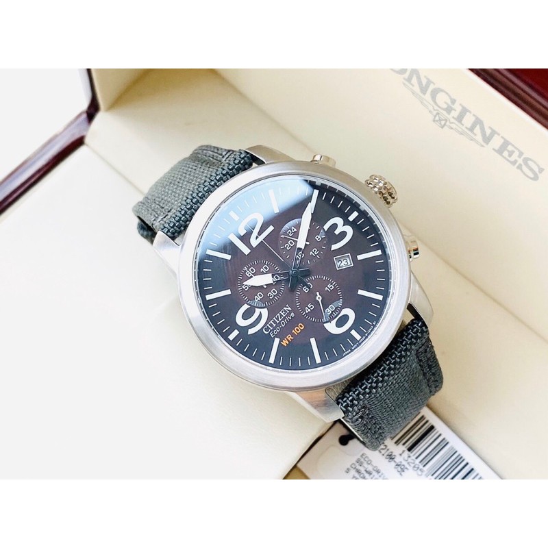 Đồng hồ nam dây vải Citizen AT2100 09E