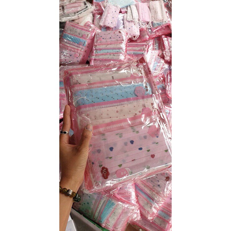 Set 10 Khẩu Trang Hoạ Tiết, Khẩu Trang Giấy Sét 10 trong 1 Túi Cho Nam Nữ | BigBuy360 - bigbuy360.vn