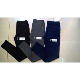 Quần Legging Nâng Mông Vải Cotton Đẹp Co Giãn màu đen Nhiều Size