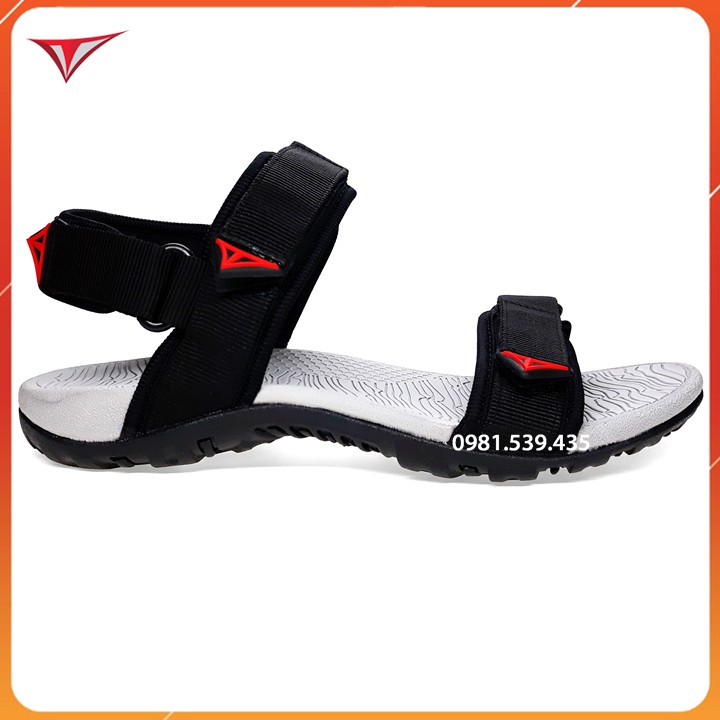 Giày sandal trẻ em người lớn đủ size phù hợp nam nữ , Tặng kèm túi rút ,  VT01 , sandal quai ngang đen