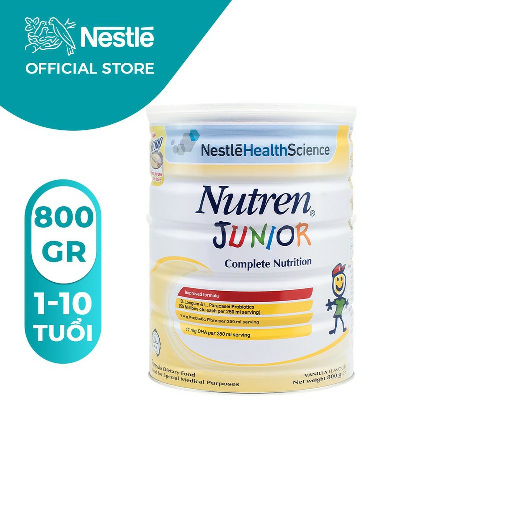 [Tặng Quà] Combo Sữa bột Nutren Junior 850g