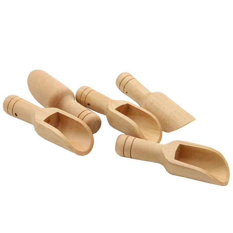 Muỗng gỗ mini dùng để múc gia vị tiện dụng