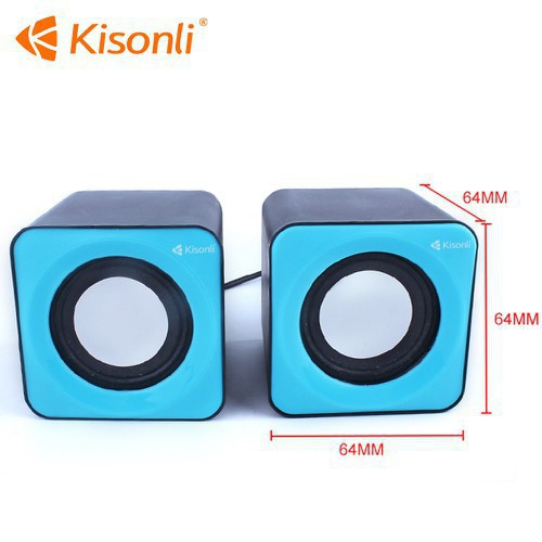 •	Loa vi tính Kisonli 2.0 V310 làm cho âm thanh lan tỏa khắp không gian