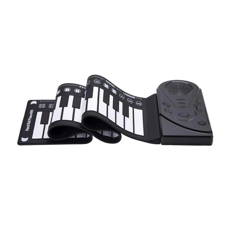 49 Keys Piano Musical Midi Keyboard Soft Portable Digital Midi Controller Synthesizer Roll Up Piano for Beginner Children