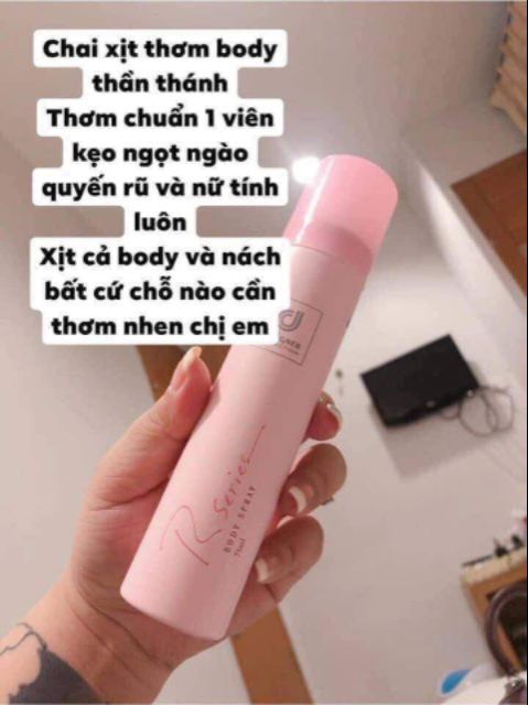 (Khuyến mãi khủng mua 10 tặng 1)XỊT BODY TOÀN THÂN #RSERIES  GIÁ PHÁ ĐẢO !!!