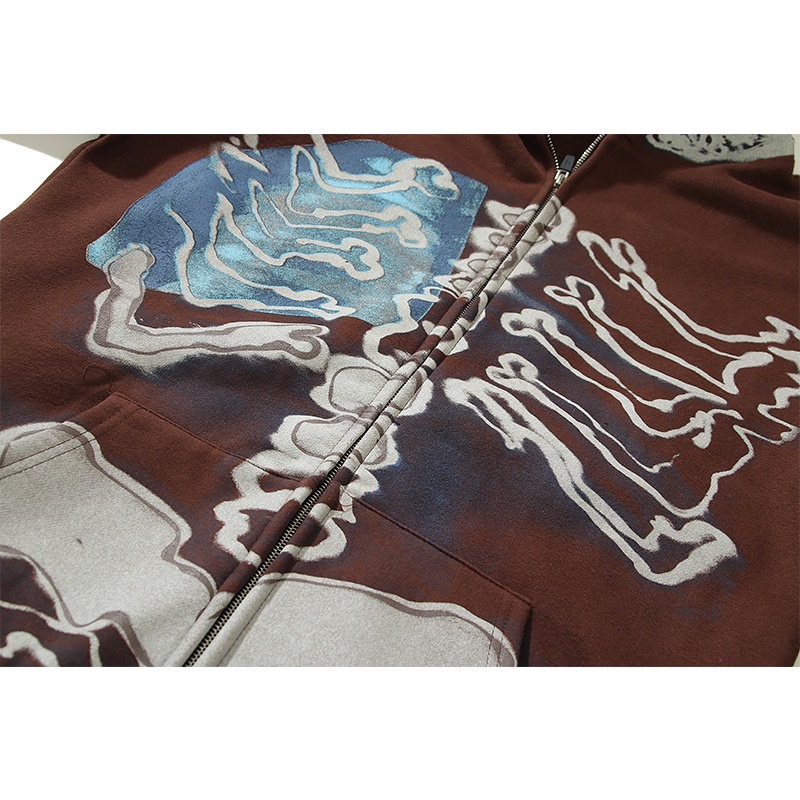 Áo Hoodie In Hình Bộ Xương Travis Scott Jack Cá Tính Cho Nam
