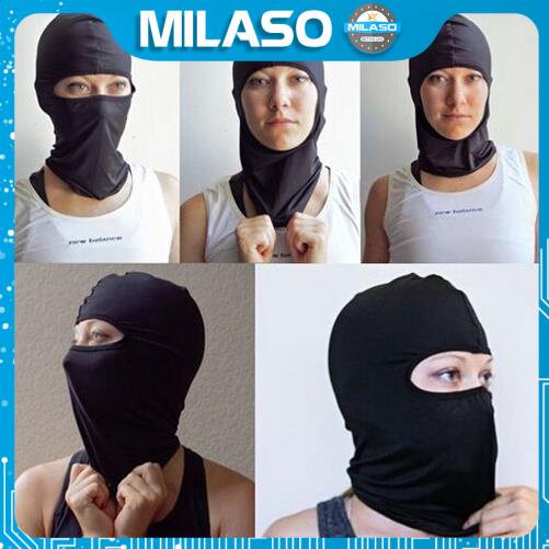 Khăn đa năng đi phượt MILASO trùm kín đầu chắn nắng, gió dáng Ninja, SWAT đi xe máy, du lịch FA-001092