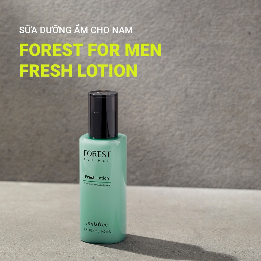 [Mã COSIF03 giảm 10% đơn 400K] Sữa dưỡng innisfree Forest for men Fresh Lotion 140ml