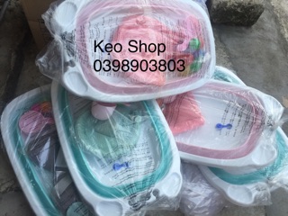 Chậu Tắm Gấp Gọn Cho Bé ( kèm phao tắm )