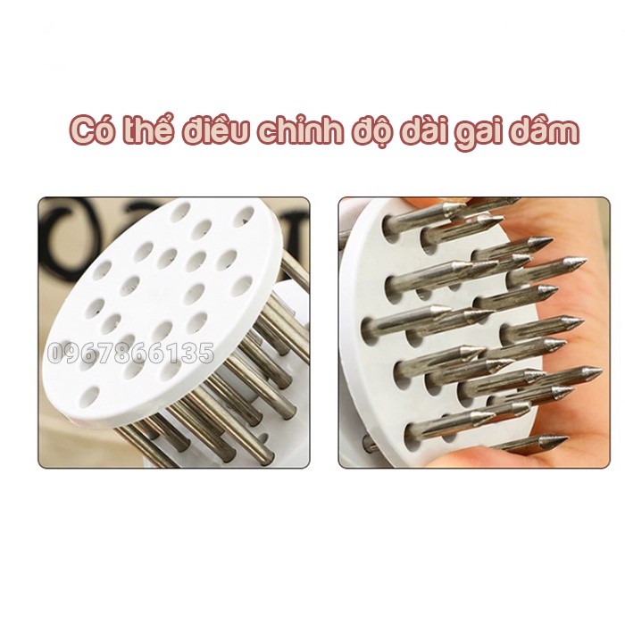 Cây dầm thịt cầm tay – Dụng cụ dầm thịt làm mềm thịt