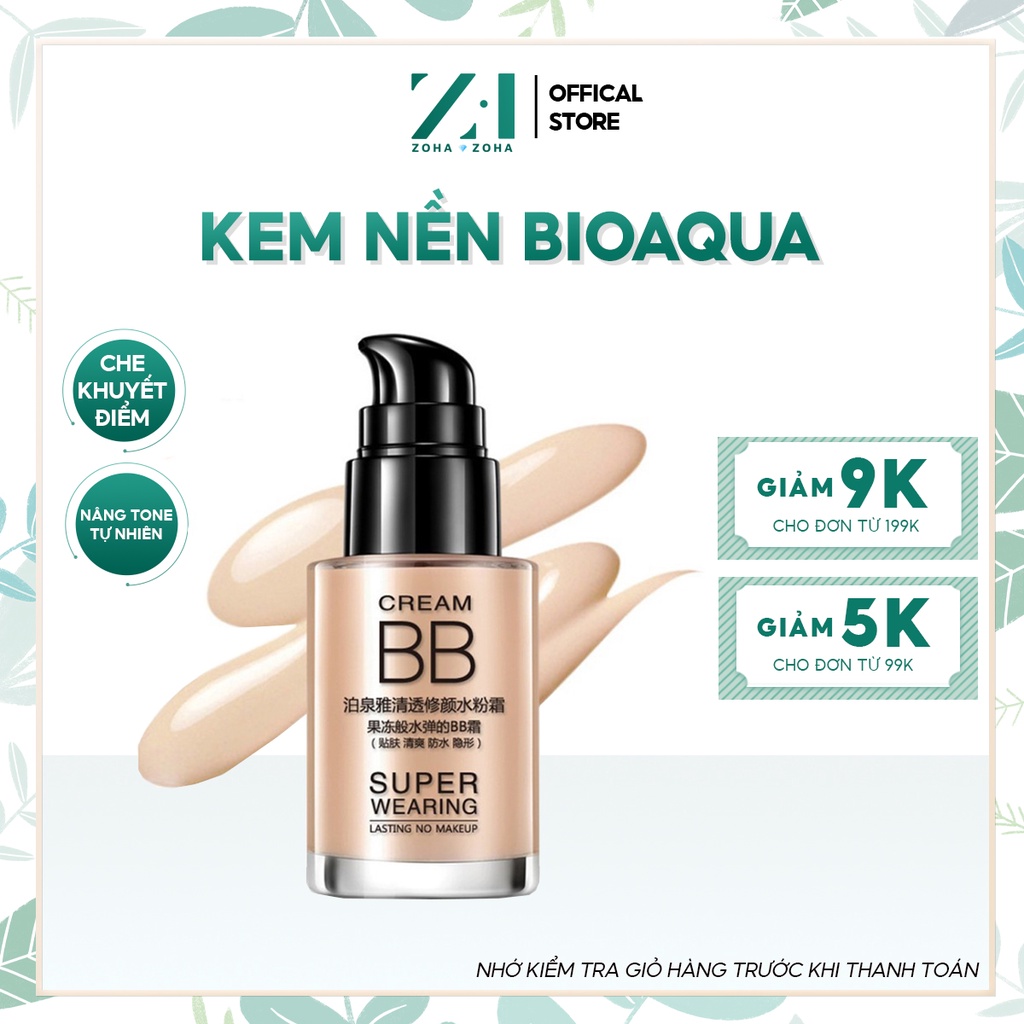 KEM NỀN CHE KHUYẾT ĐIỂM 2 trong 1 Của BIOAQUA Cho Mọi Loại Da Nội Địa Trung