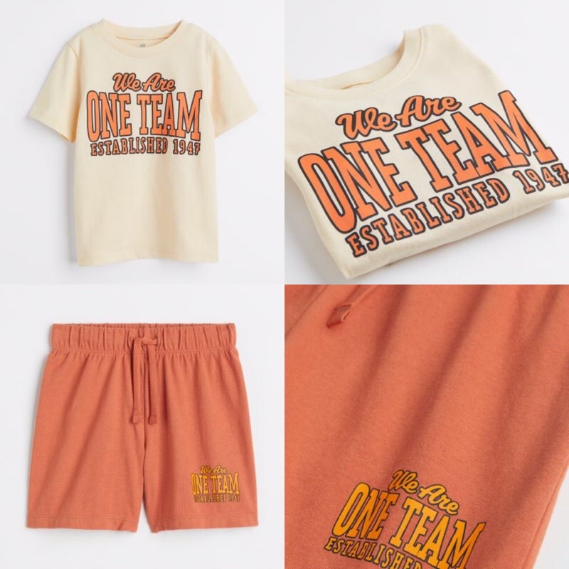 Set đồ cho bé trai H&M Cotton set chính hãng 100%