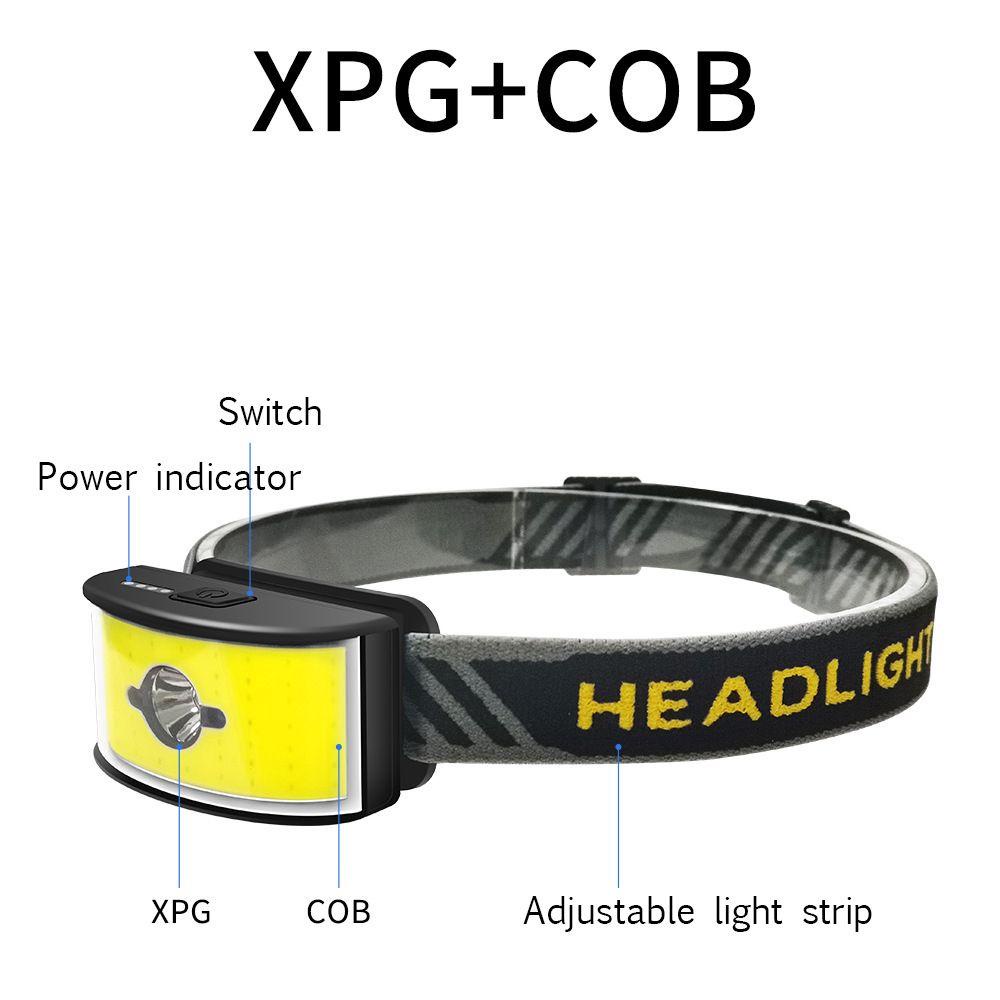 Đèn Pin Cảm Biến COB Có Thể Sạc Lại Type-C Tiện Dụng