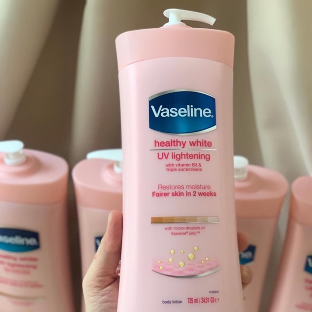 Dưỡng thể trắng da chống nắng vaseline Mỹ