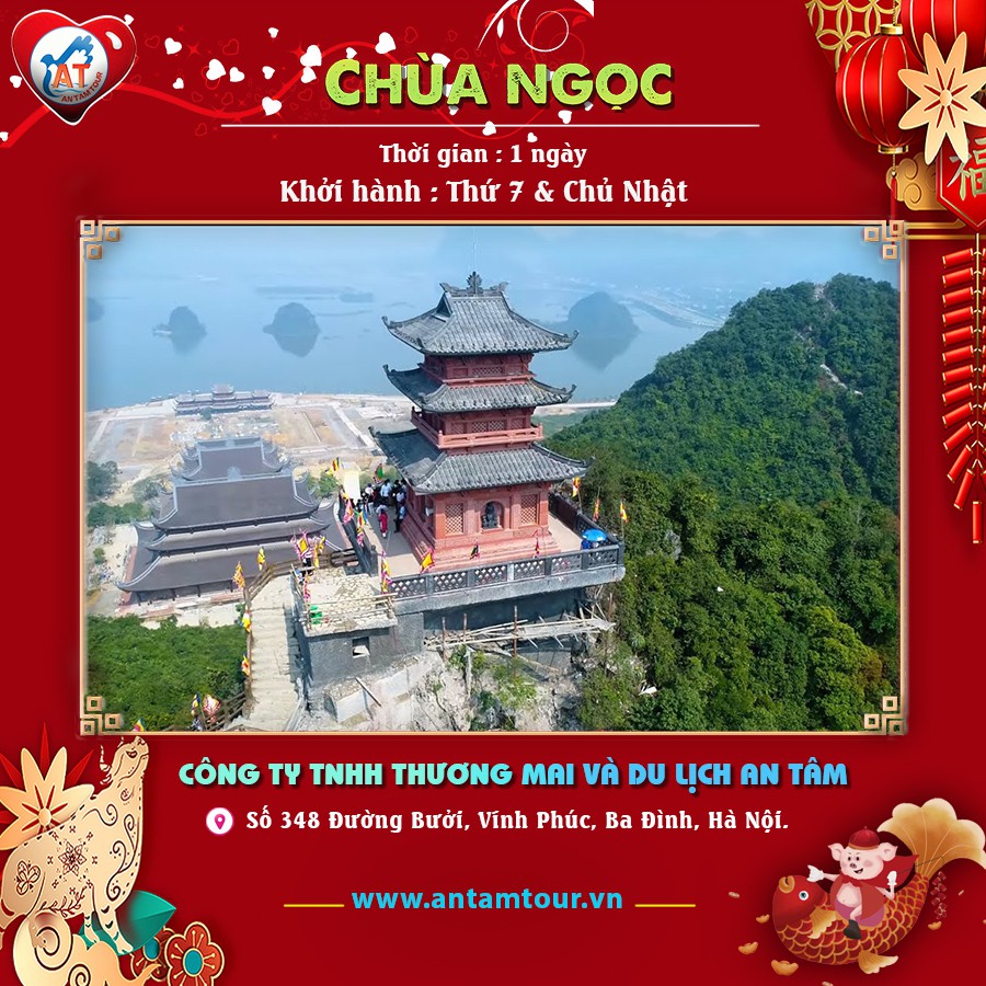 Toàn Quốc [ E-Voucher ] Tour Chùa Tam Chúc - Địa Tạng Phi Lại - Chùa Tiên - Chùa Bầu