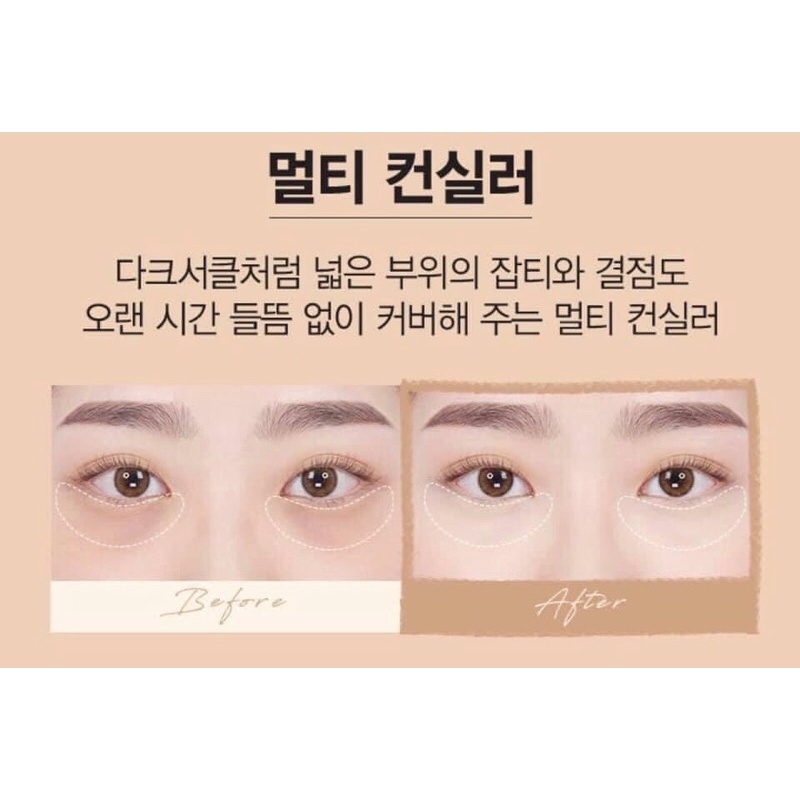 Kem che khuyết điểm Wakemake Defining cover concealer
