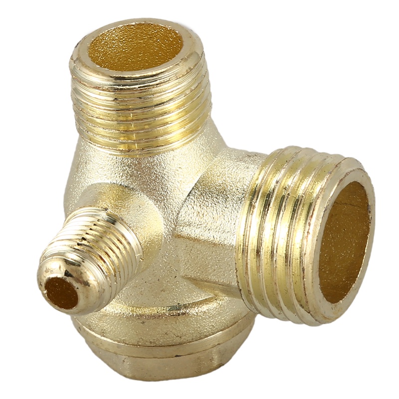 Van Kiểm Tra Máy Nén Khí 3 Chiều 2 / 5 &quot;3 / 8&quot; PT 1 / 2 &quot;PT