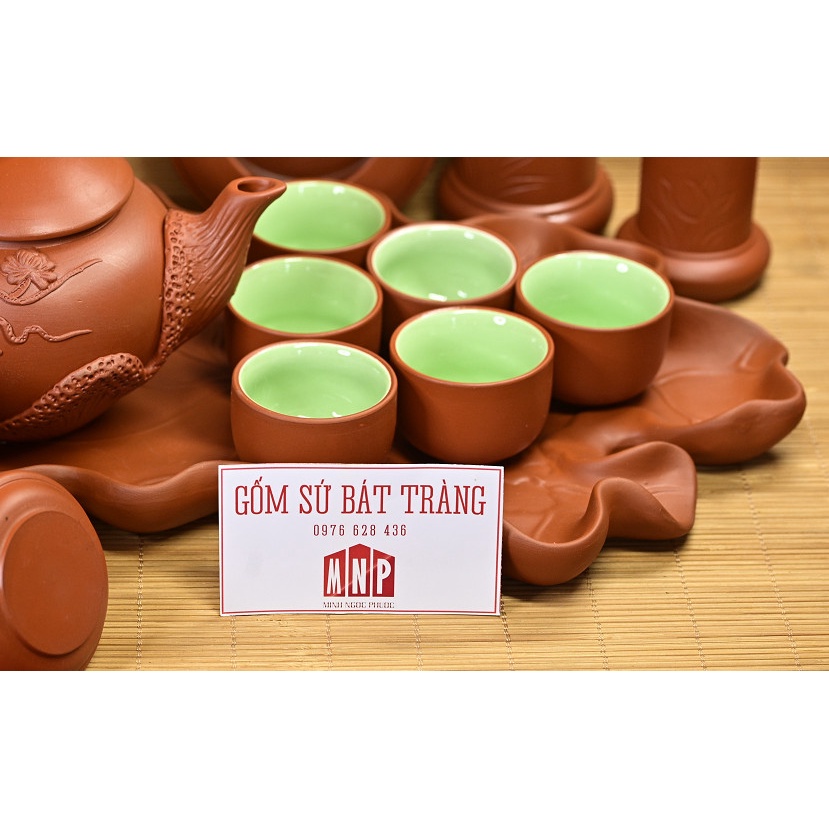 Chén trà gốm tử sa Bát Tràng dung tích 50ml