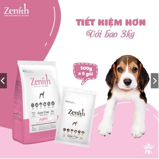 Thức ăn hạt mềm Zenith cho chó con 3 kg - Hàn Quốc - Zenith Puppy