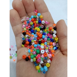 10g hạt cườm 4mm trộn màu