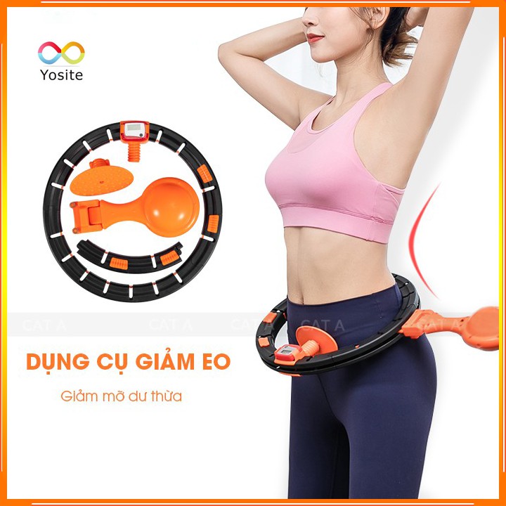 [Hàng Xịn] Vòng Lắc Giảm Eo Hula Thông Minh - Có Đồng Hồ Đo Vòng Lắc Giảm Mỡ Bụng Hiệu Quả