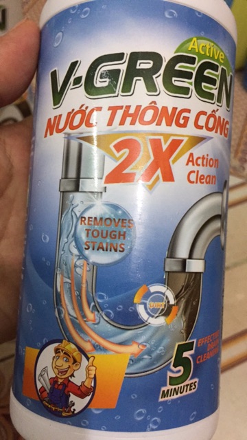 Nước thông cống vgreen