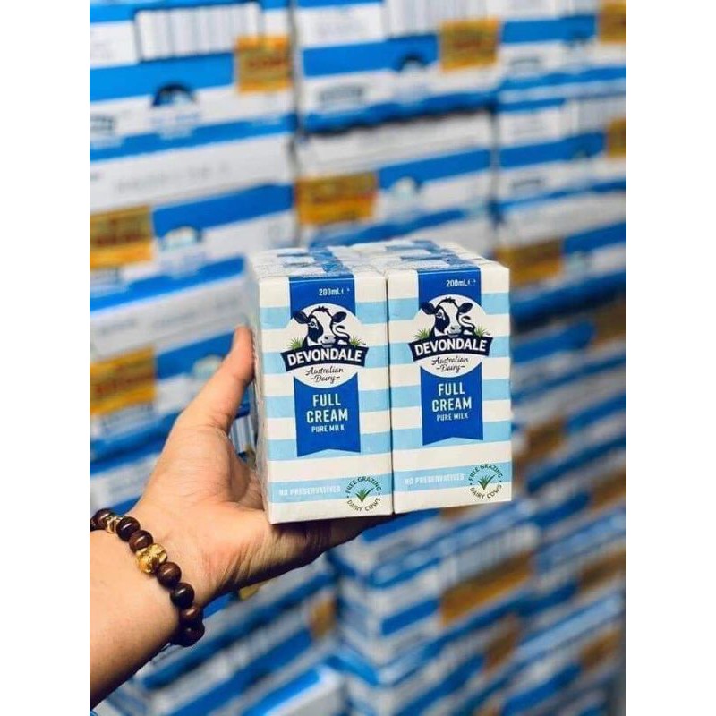 Sữa tươi nguyên kem Devondale nội địa úc 200ml