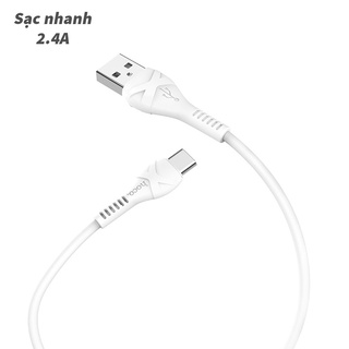 Dây cáp sạc samsung 1M chính hãng Hoco type c, micro usb