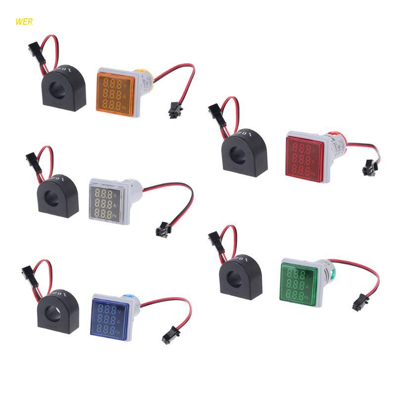 Đồng Hồ Đo Điện Áp AC 60-500V 0-100A 20-75 Hz Đa Năng Tiện Dụng