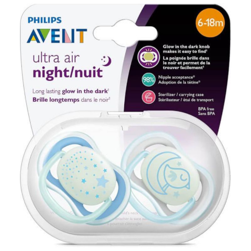 (Ti giả nhiều mẫu) Set 2 Ti ngậm Philips Avent Ultra Air/ Soft