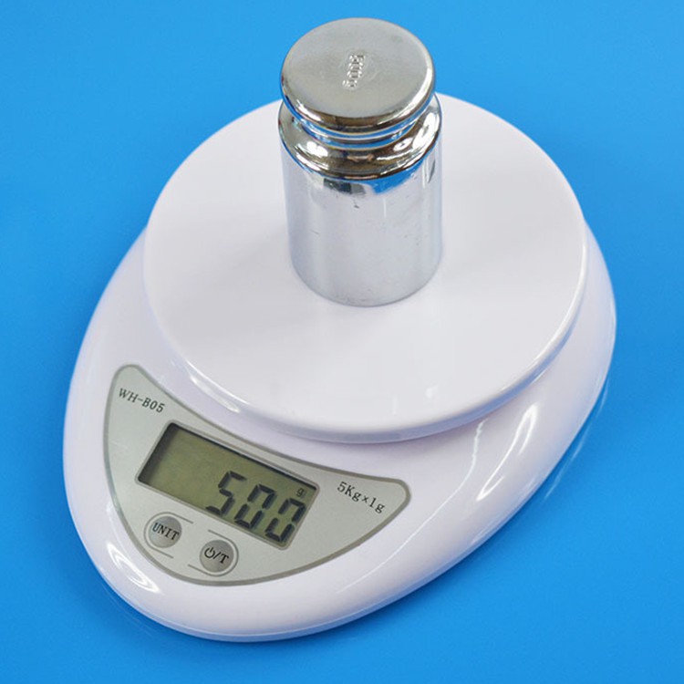 Cân tiểu ly điện tử nhà bếp mini định lượng 1g - 5kg, Cân tiểu ly làm bánh độ chính xác cao kèm 2 viên pin AAA | BigBuy360 - bigbuy360.vn