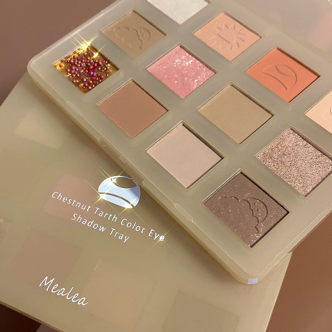 [Hàng mới về] Bảng phấn trang điểm mắt MEALEA 12 màu sắc hiệu ứng lì ánh ngọc trai lấp lánh thời trang | BigBuy360 - bigbuy360.vn