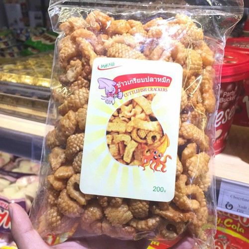 Snack mực Thái Lan loại ngon nhất _ bịch 200G - ĂN VẶT - BIMBIM