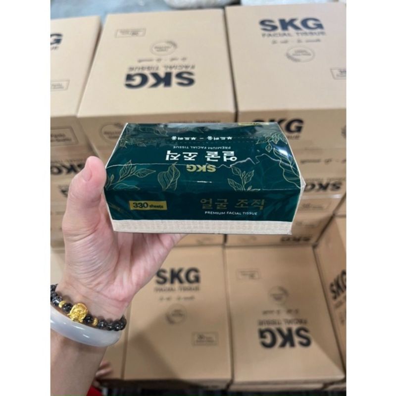 Giấy ăn cao cấp trà xanh hàn quốc thùng 30 gói