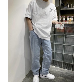 TEE MINI LOGO trắng - ÁO THUN basic CHUỘT TRẮNG