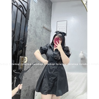 ĐẦM SƠ MI KAKI  [TNT SHOP BIGSIZE 60KG 90KG]